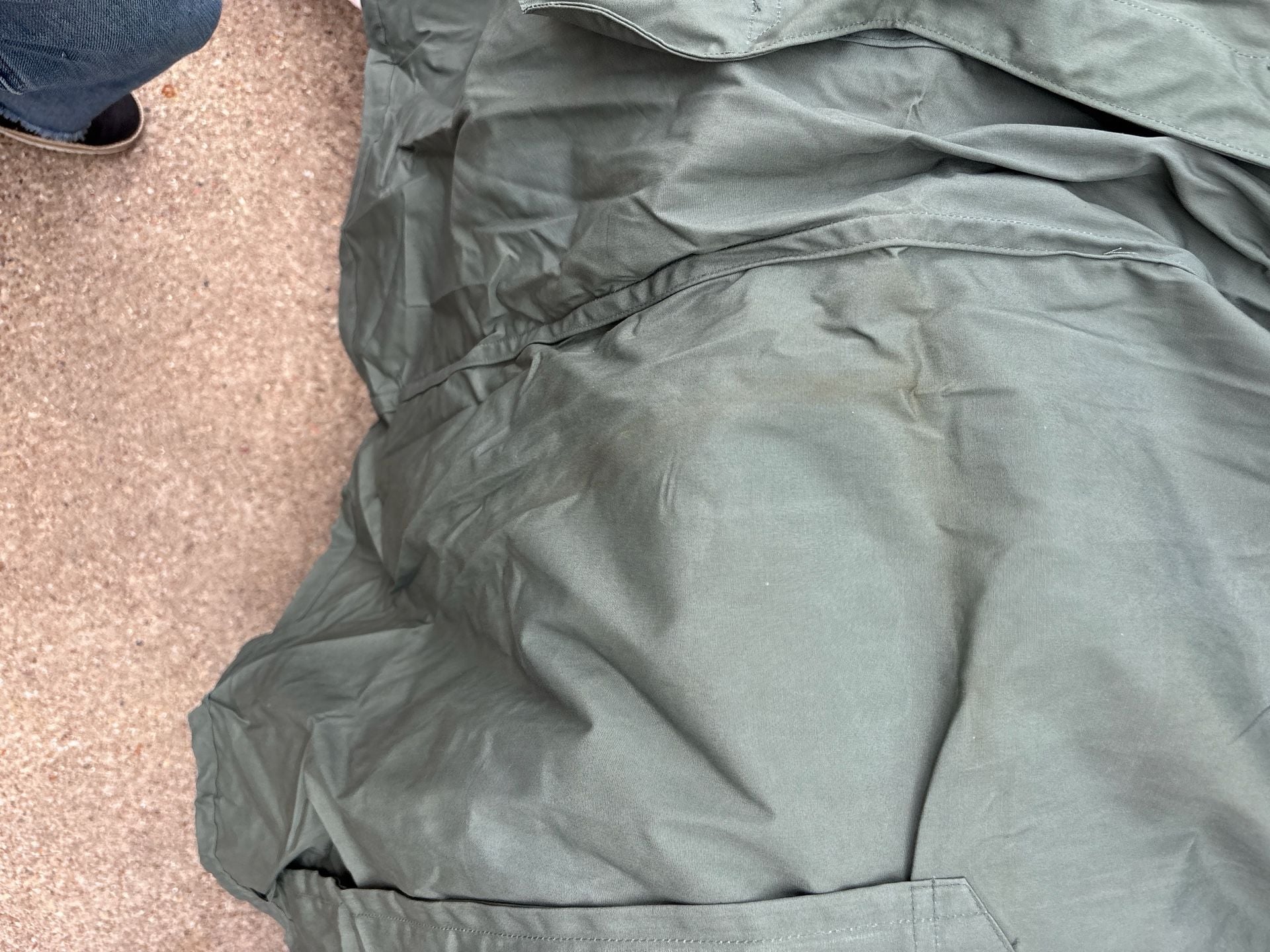 Vintage 70s US ARMY trench Raincoat 40S Halloween 10