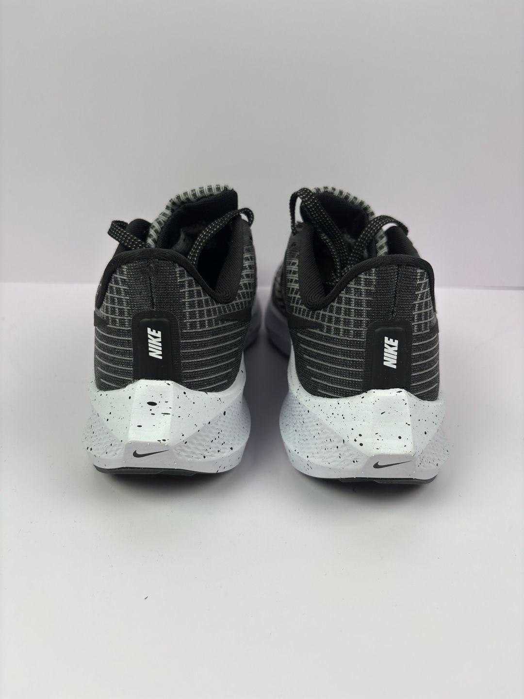 Nike Air Zoom Pegasus 38 Black White Speckled Running Shoes 3