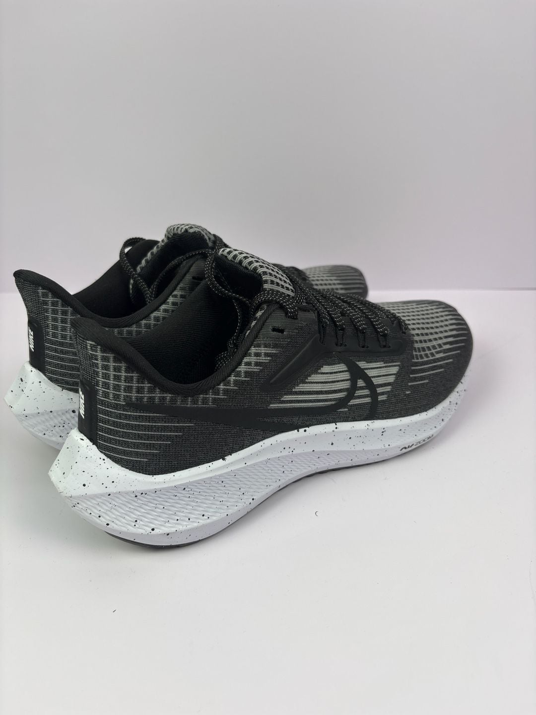 Nike Air Zoom Pegasus 38 Black White Speckled Running Shoes 4