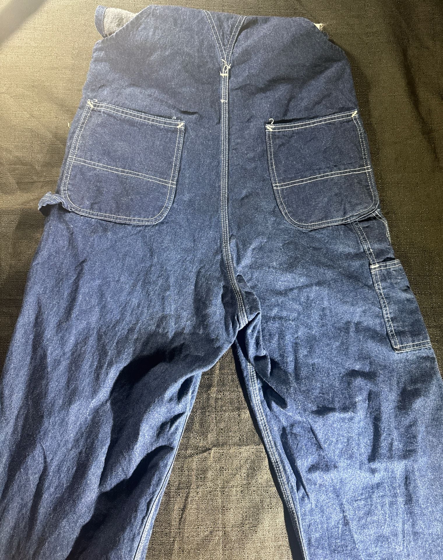 Vintage Carhartt 100th Anniversary Denim Bib Overalls 1889-1989. Size 36x34 EUC 11