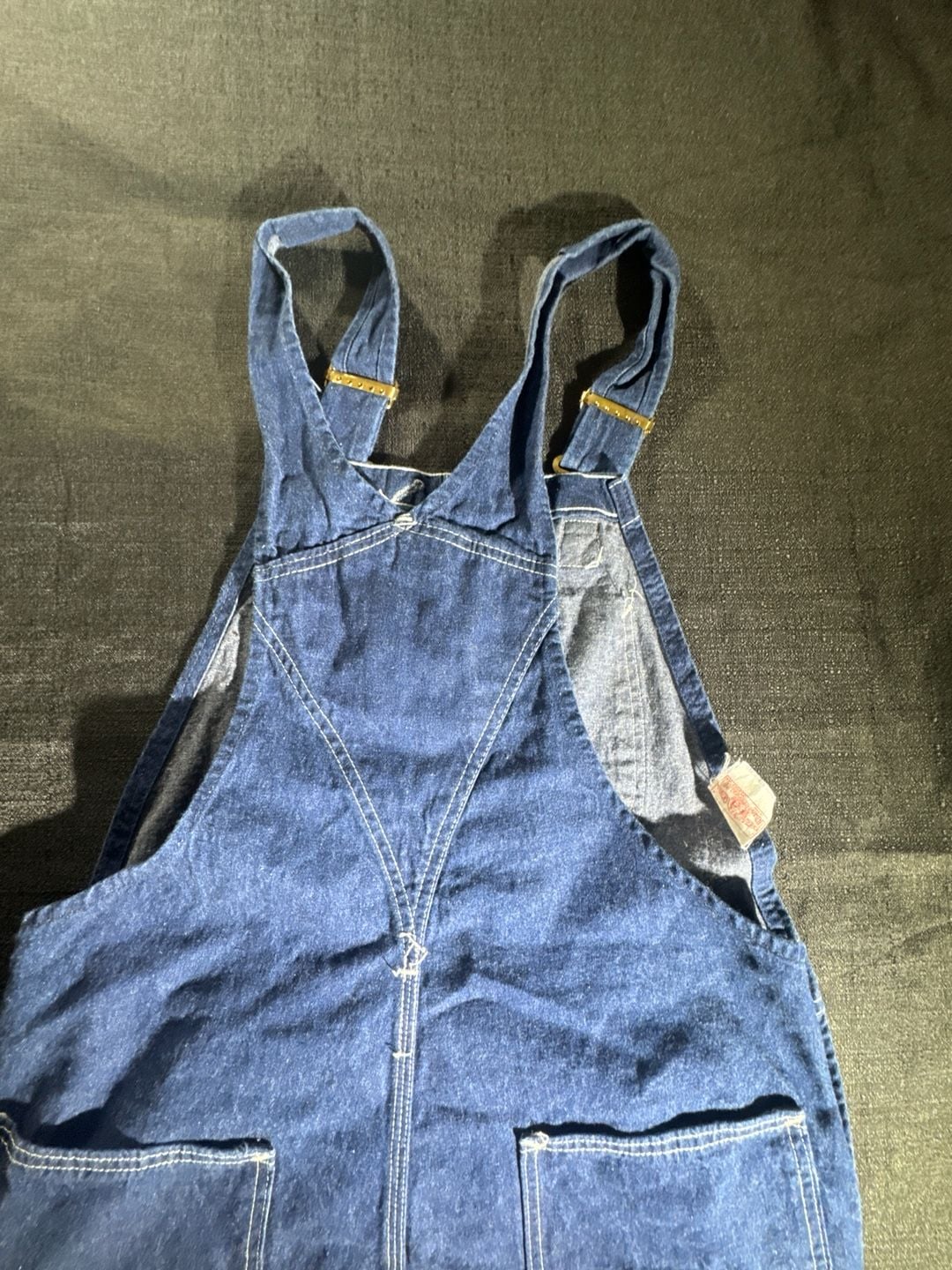 Vintage Carhartt 100th Anniversary Denim Bib Overalls 1889-1989. Size 36x34 EUC 14