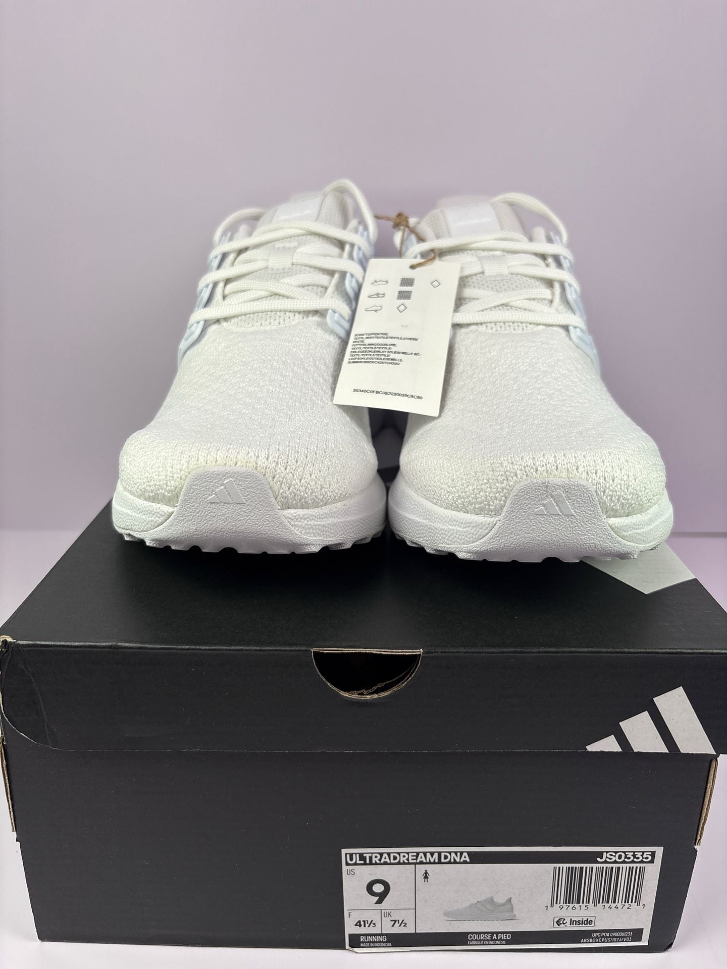 Adidas Ultradream DNA Running Shoes White JS0335 Womens Size 8