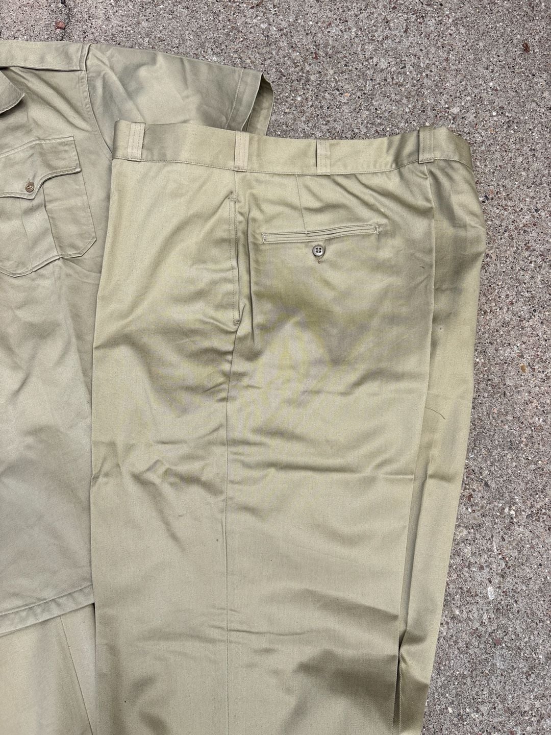 K: 5 piece set Vintage US Army Military Shirt Size large 3