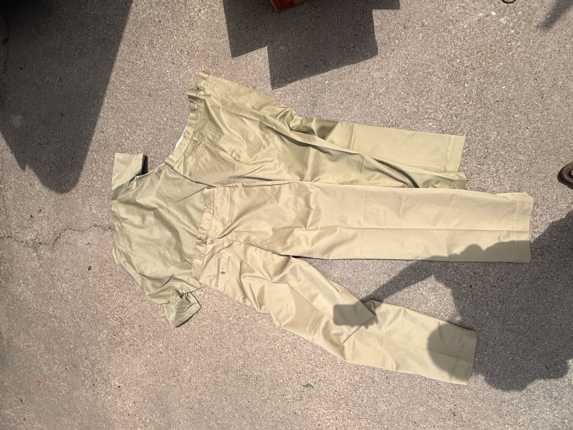 K: 5 piece set Vintage US Army Military Shirt Size large 5