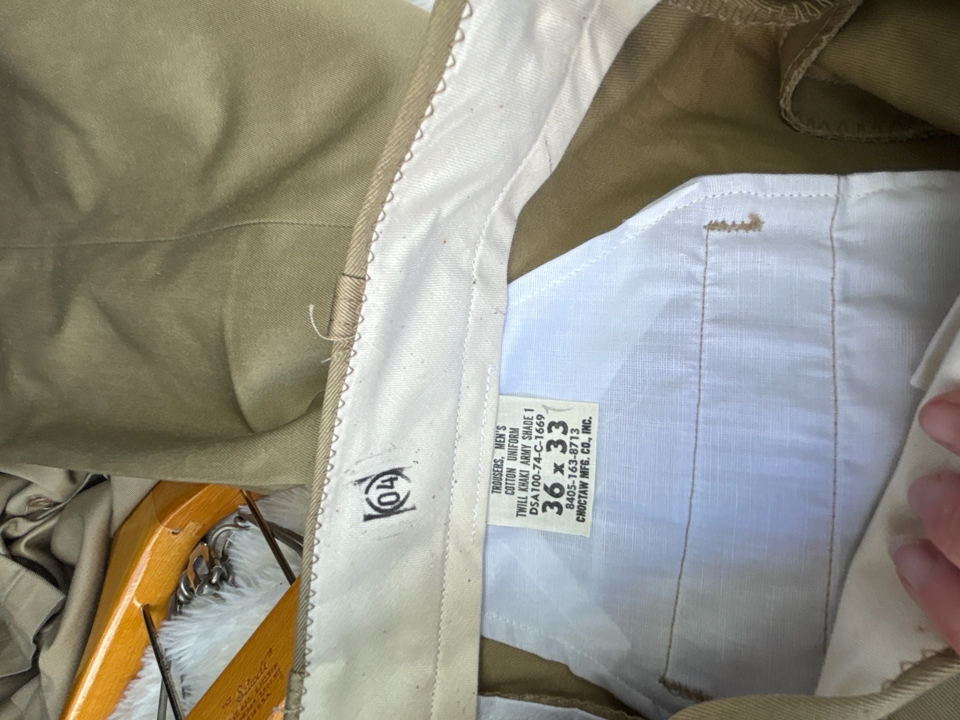 K: 5 piece set Vintage US Army Military Shirt Size large 14