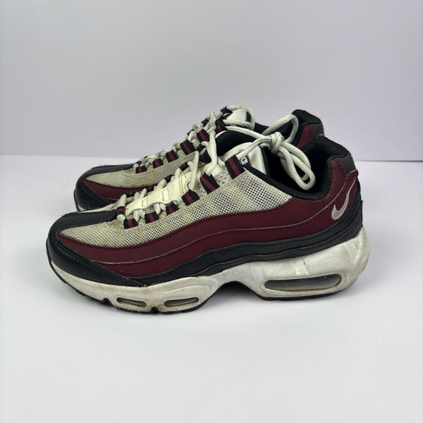 Nike Air Max 95 Burgundy Black Cream Sneakers