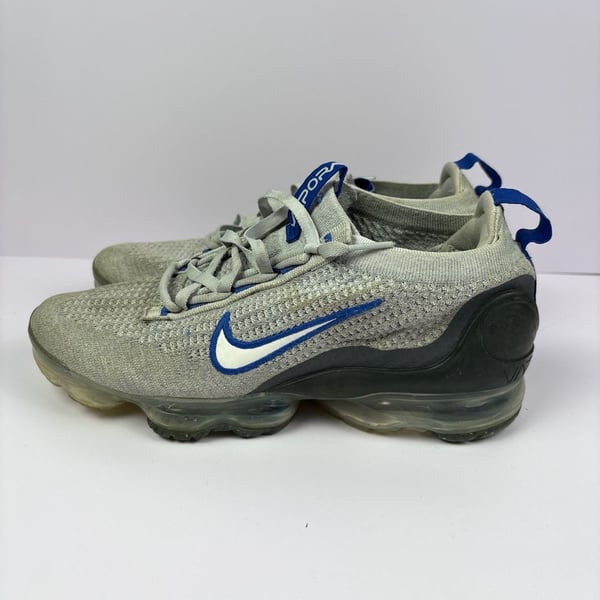 Nike Air VaporMax 2021 Flyknit Grey Blue Sneakers