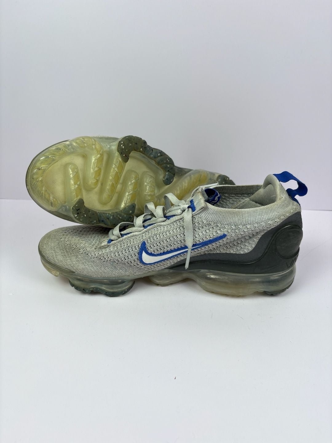 Nike Air VaporMax 2021 Flyknit Grey Blue Sneakers 6