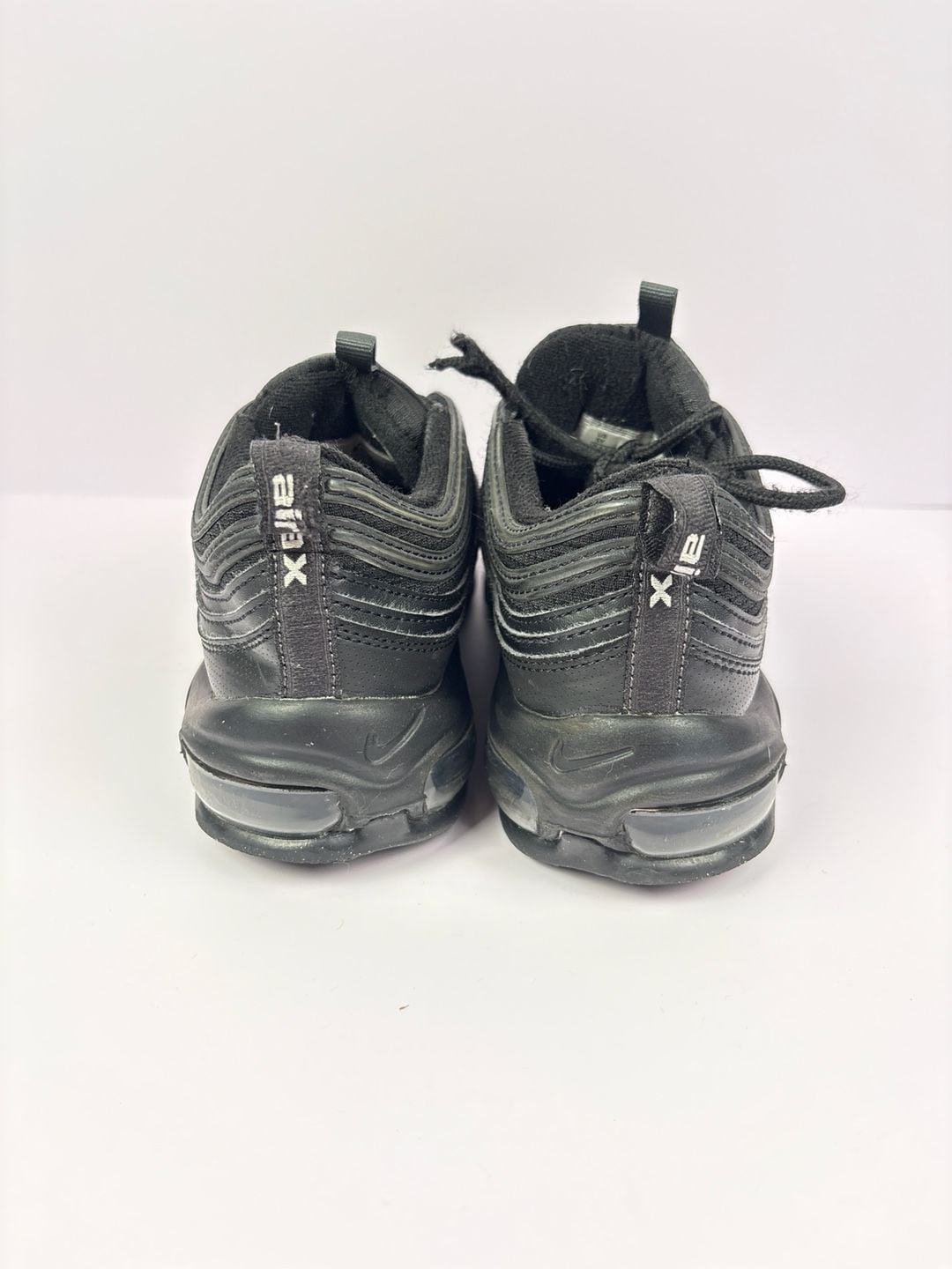 Nike Air Max 97 (GS) Size 5y Triple Black 921522-011 Shoes 3
