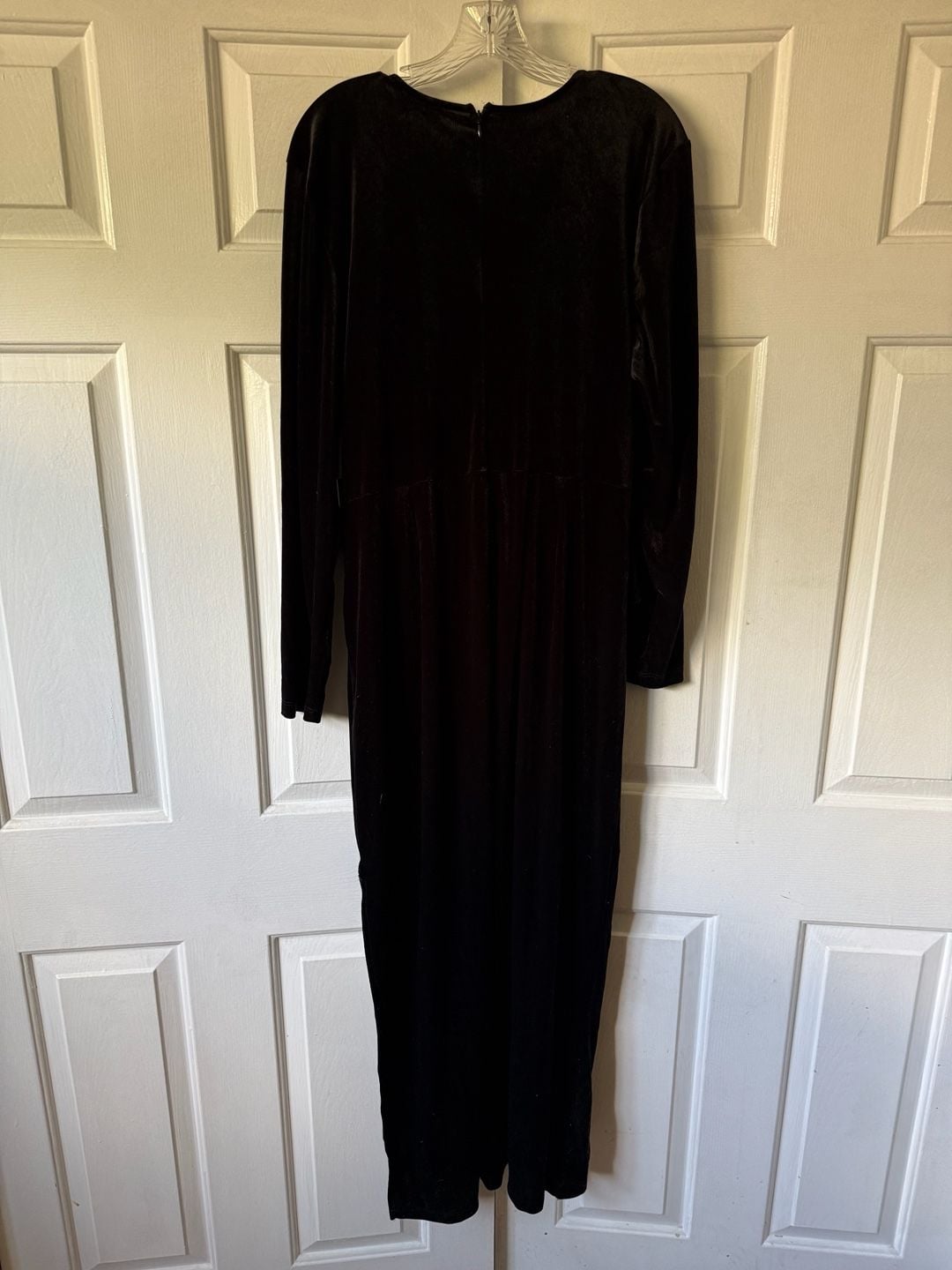 Eloquii Knot Front Velvet Maxi Dress Size 18 6