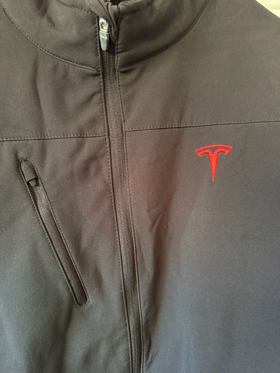 Tesla Unisex Black Softshell Employee Jacket 3