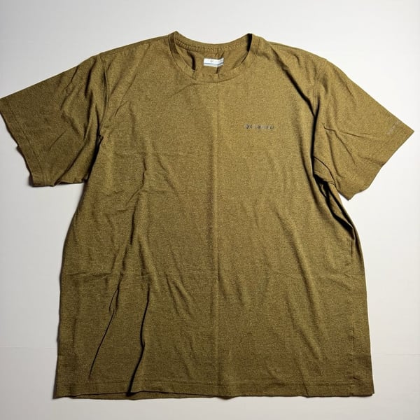 Columbia Men's Heathered Tan Short Sleeve T-Shirt Size XL