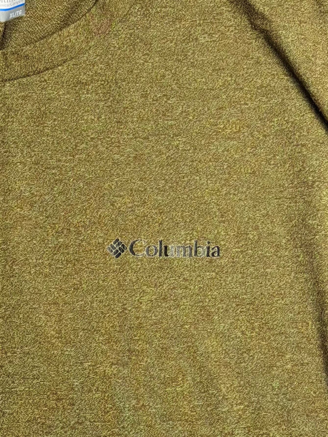 Columbia Men's Heathered Tan Short Sleeve T-Shirt Size XL 4