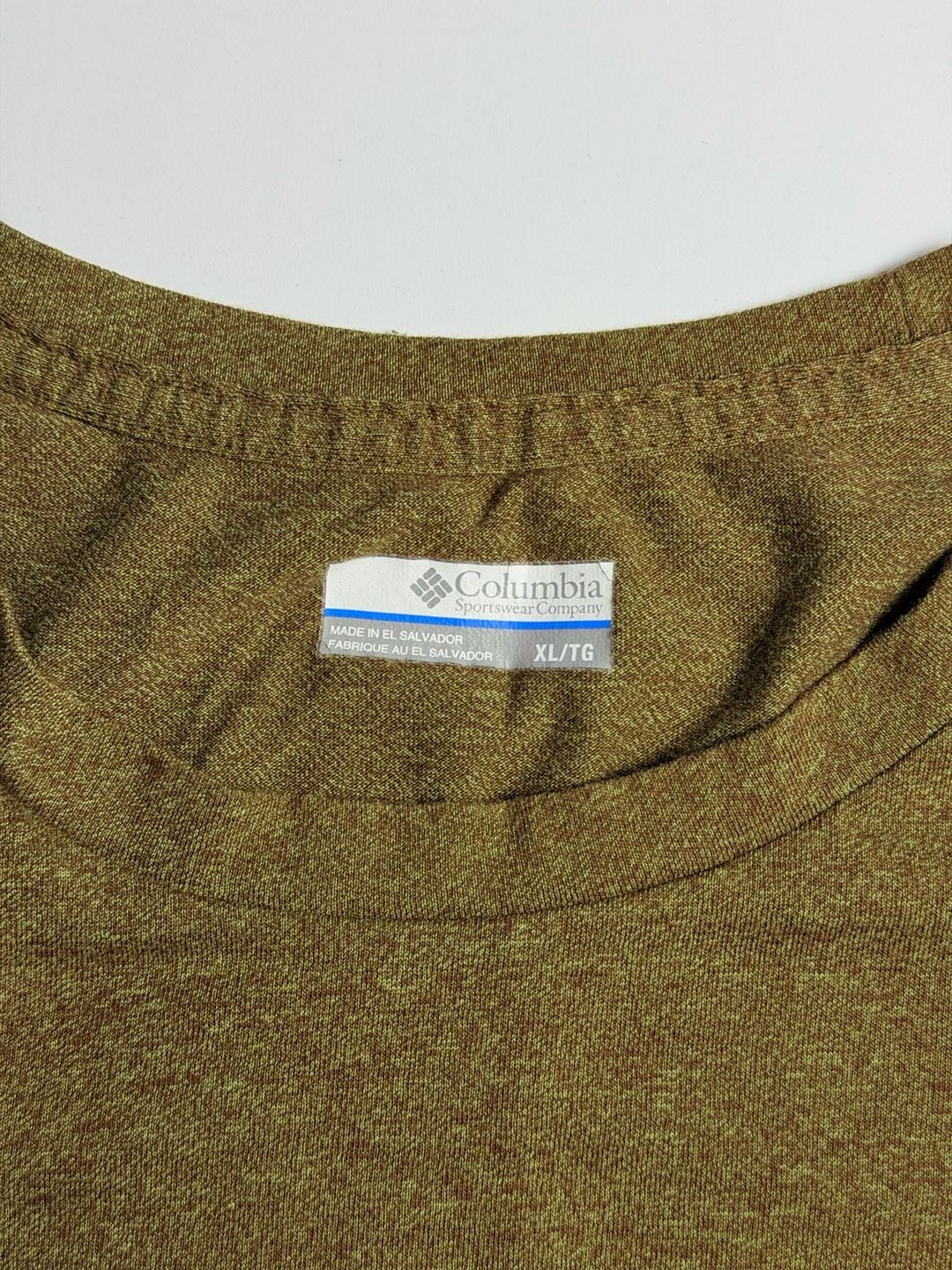 Columbia Men's Heathered Tan Short Sleeve T-Shirt Size XL 5