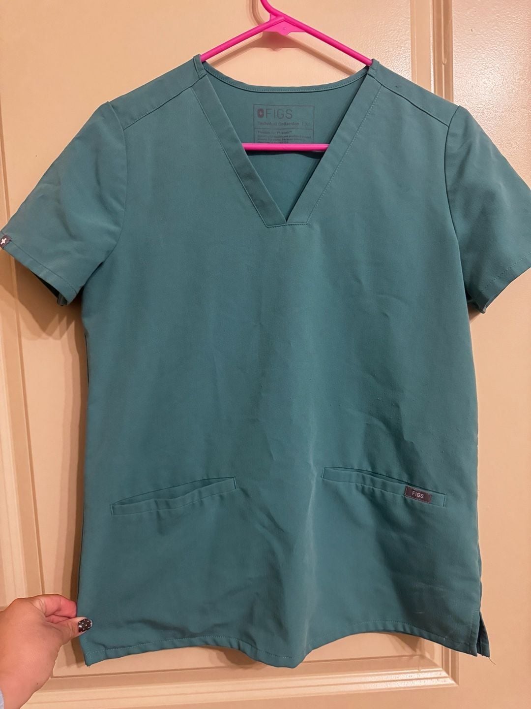 FIGS Casma Three-Pocket Scrub Top Size XS 1