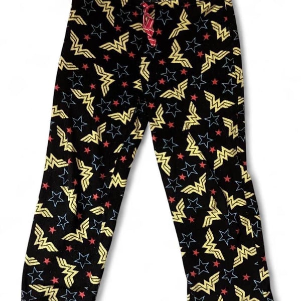 DC Comics Wonder Woman Plush Fleece Pajama Sleep Pants