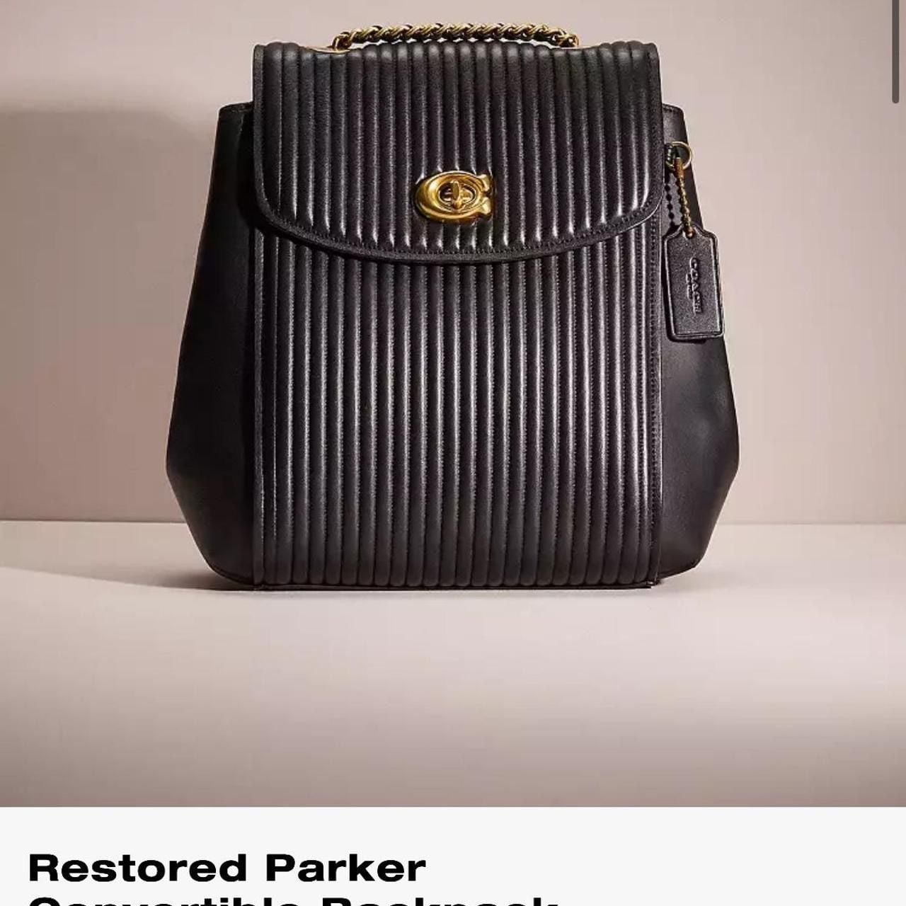 Coach Parker Convertible Backpack in Quilted Leather 9