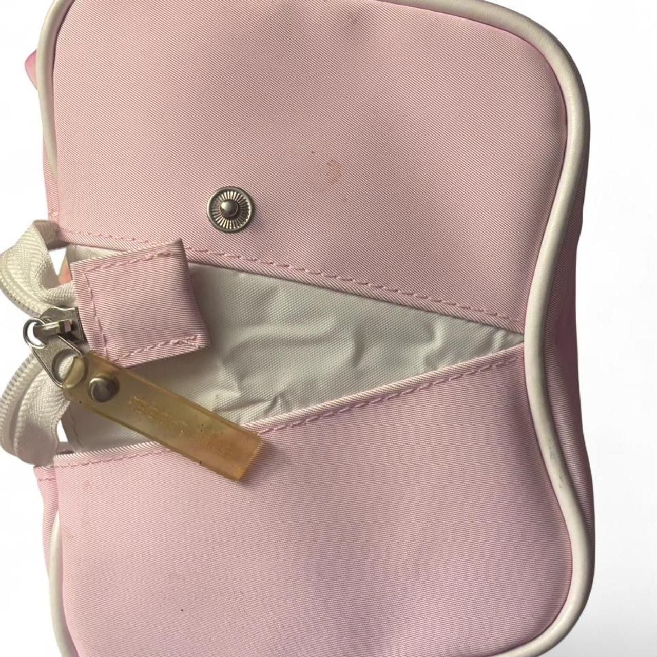 Vintage Estée Lauder Pink Nylon Cosmetic Bag 7