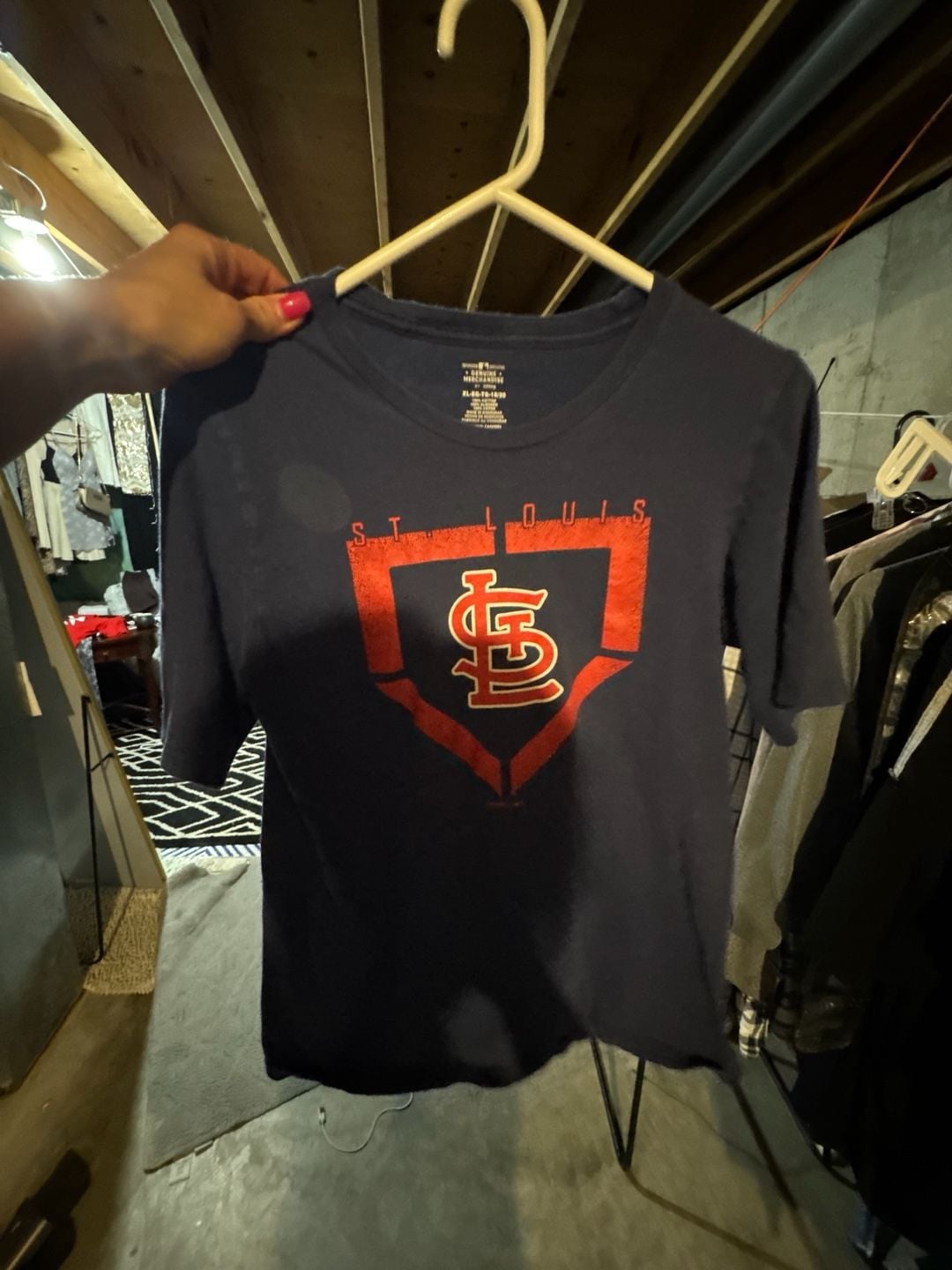MLB St. Louis Cardinals Genuine Merchandise by Gen2 Navy Graphic T-Shirt 2