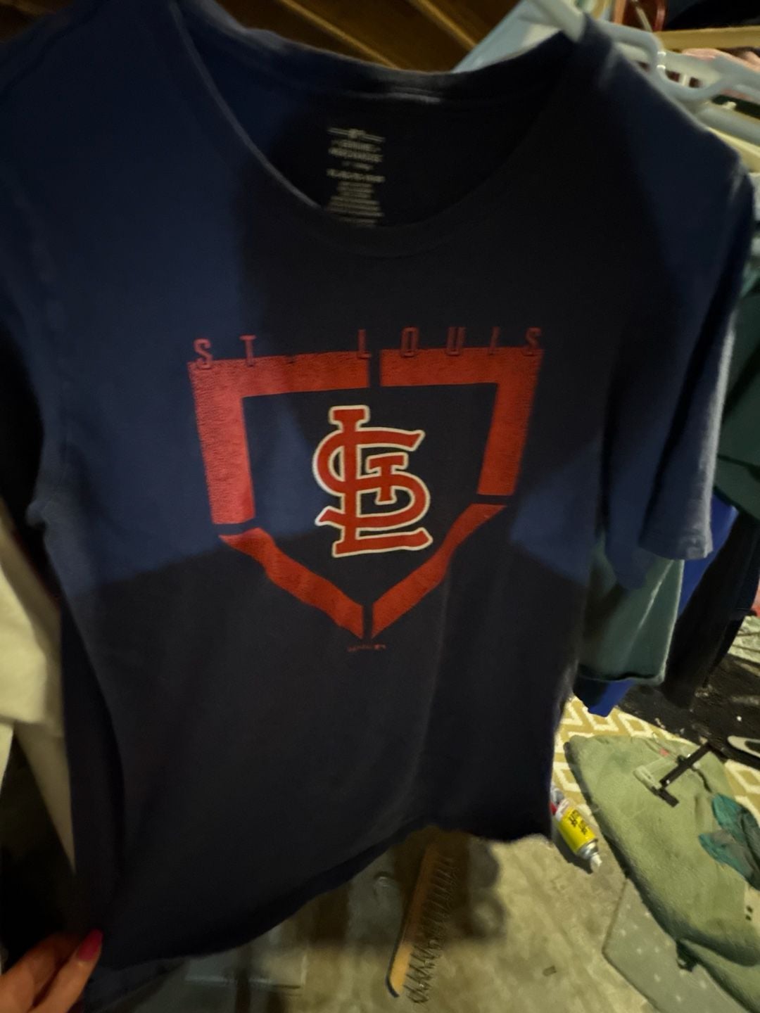 MLB St. Louis Cardinals Genuine Merchandise by Gen2 Navy Graphic T-Shirt 4