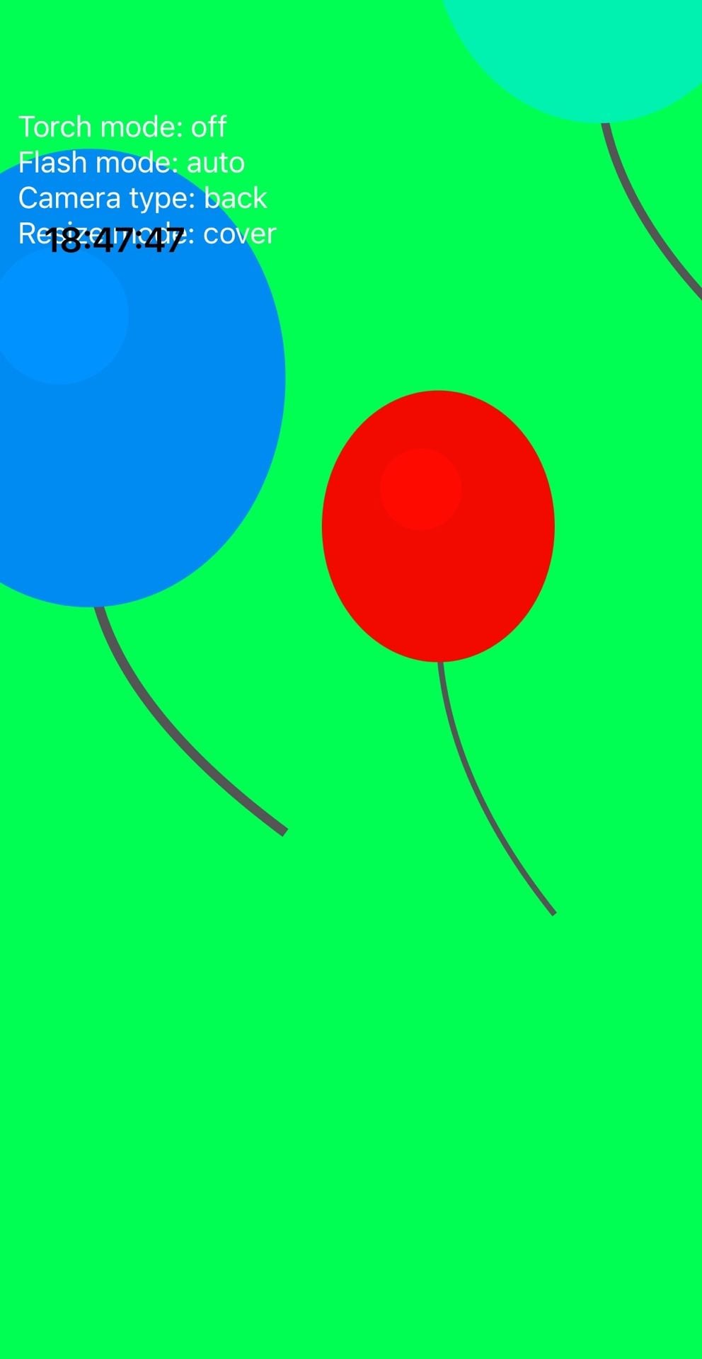 Abstract Digital Image Graphic with Multi-Color Ball 1