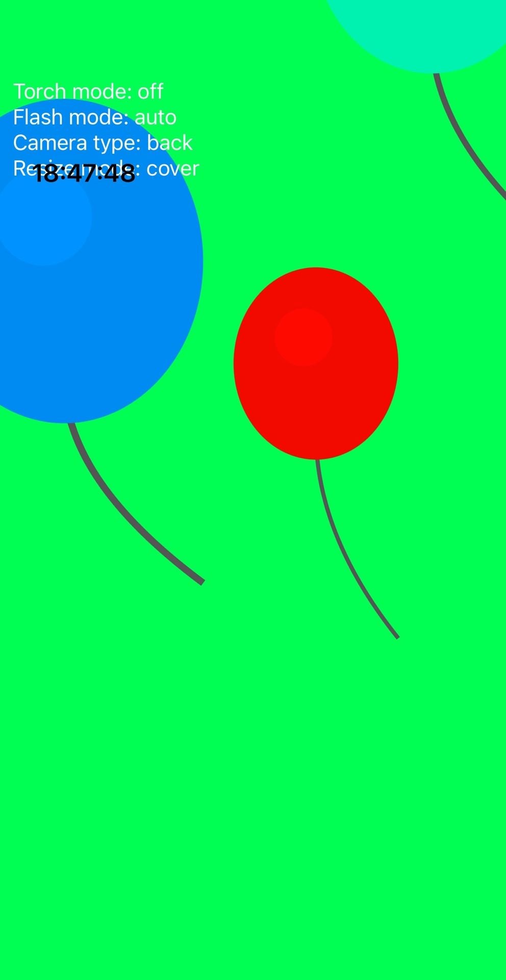 Abstract Digital Image Graphic with Multi-Color Ball 2