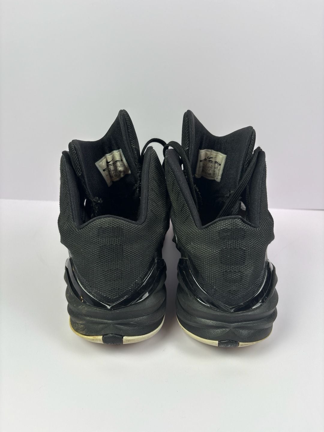 Nike Hyperquickness 2015 Black and Metallic Silver Basketball Shoes 3