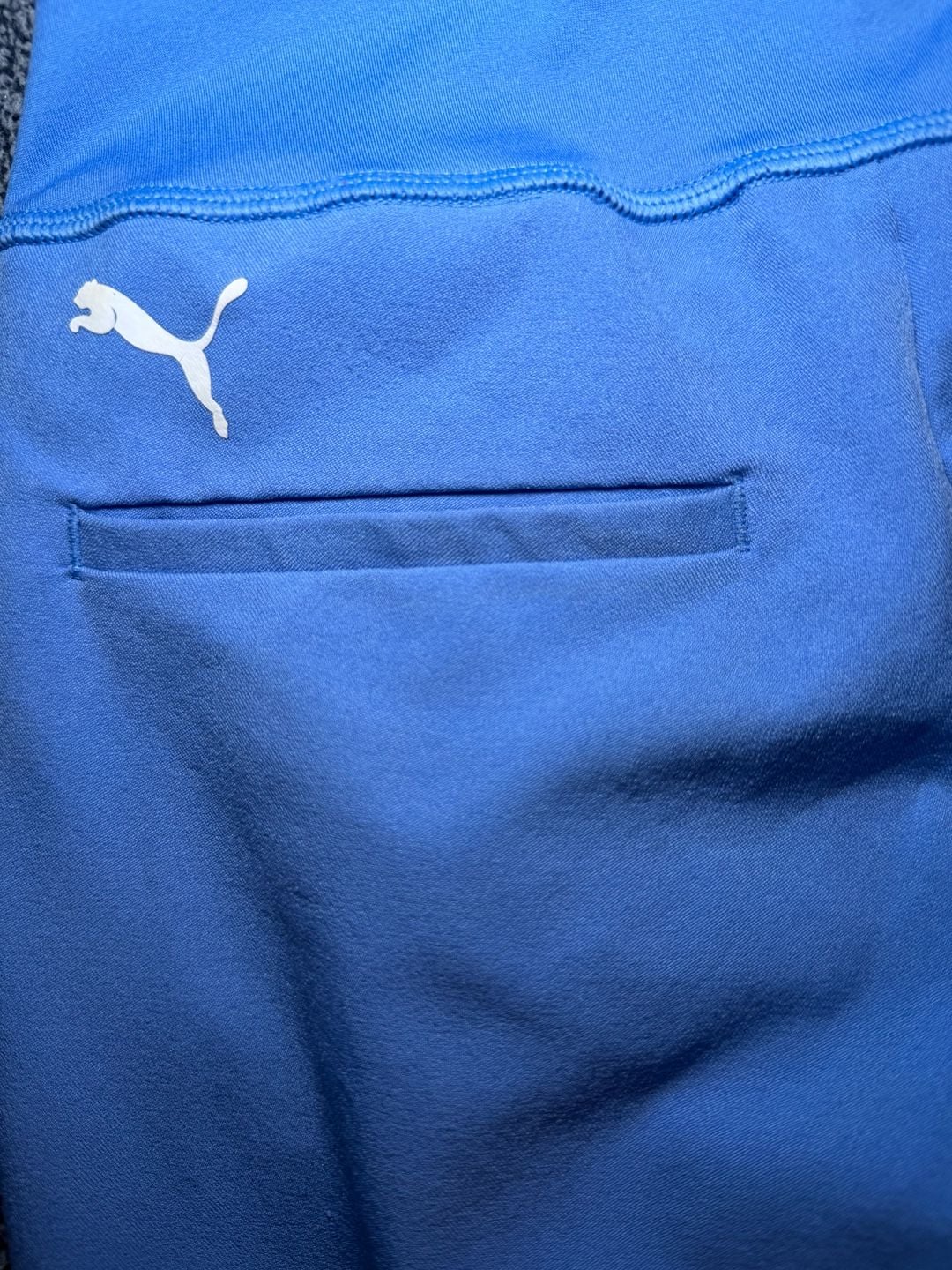 Puma Girls Medium Golf Performance Pants Blue Youth 8-10 Stretch 4