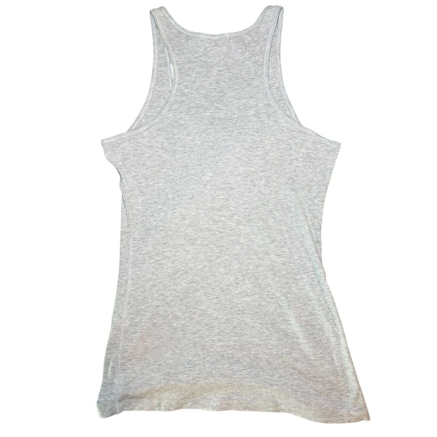 Harley Davidson Tank Top Womens 1XL Gray Rhinestone Logo Racerback Y2K 9