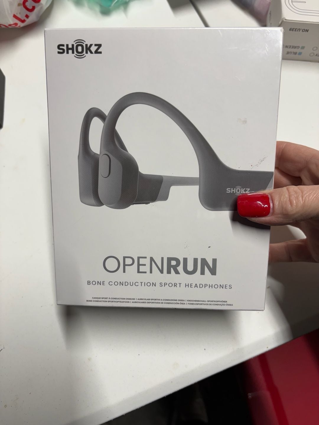 Shokz OpenRun Bone Conduction Sport Headphones 1