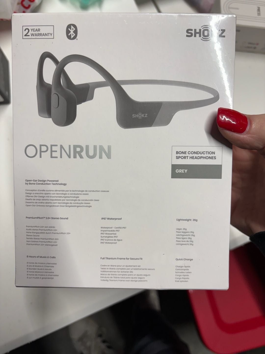 Shokz OpenRun Bone Conduction Sport Headphones 3