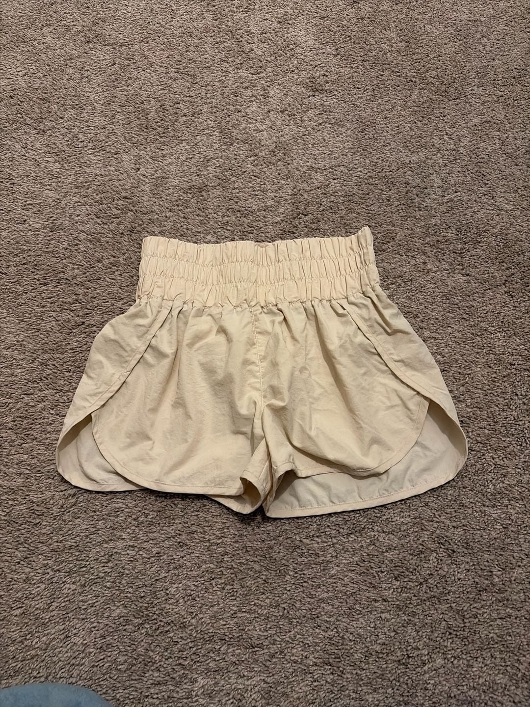 Zenana High Smocked Waist Running Shorts with Inner Lining and Back Pocket 2