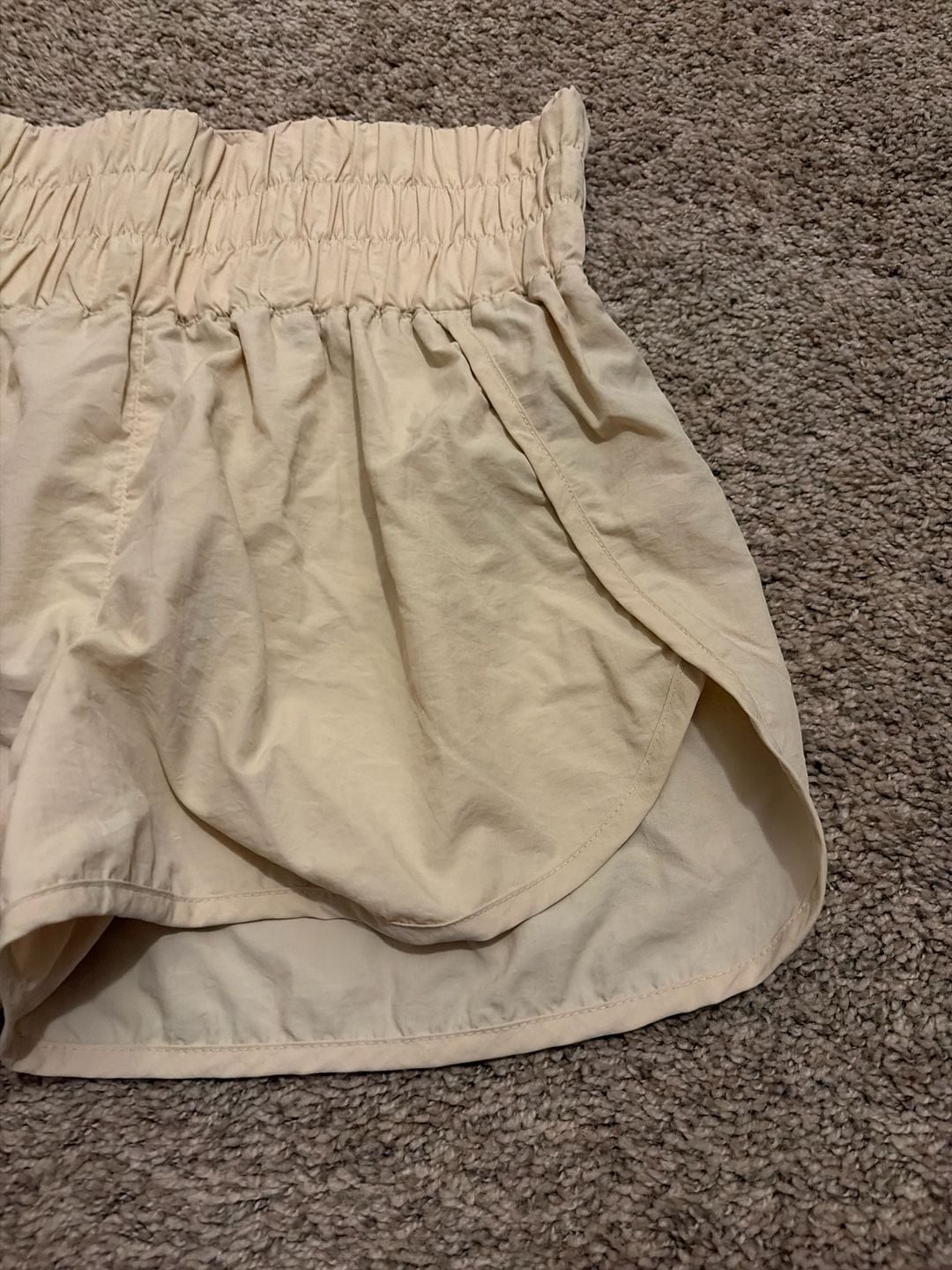 Zenana High Smocked Waist Running Shorts with Inner Lining and Back Pocket 3