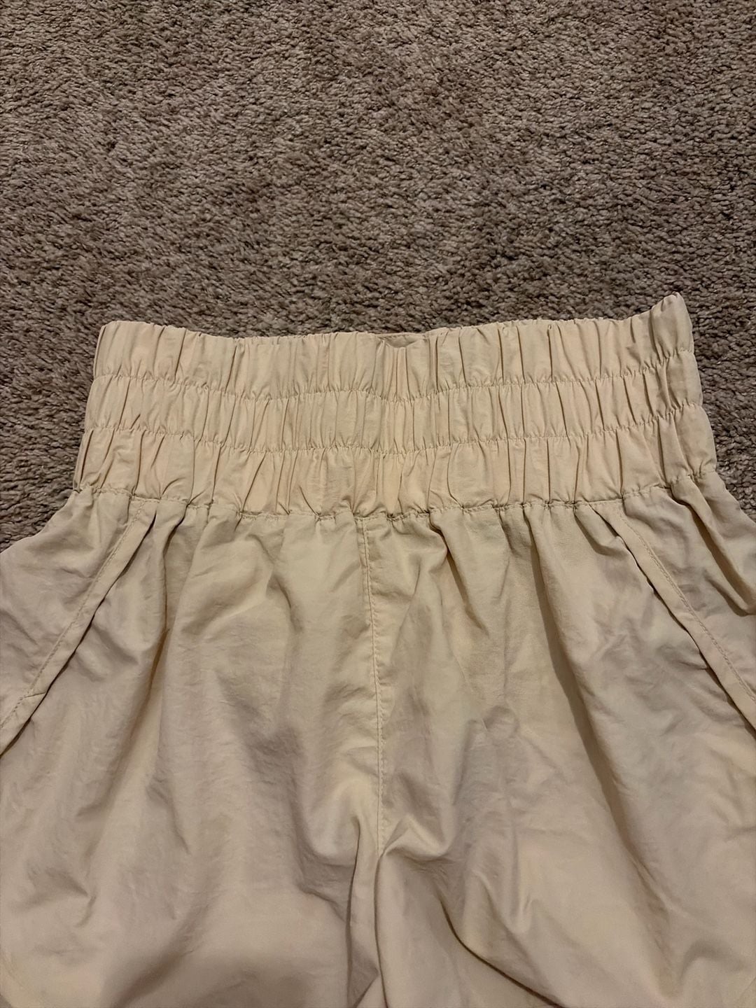 Zenana High Smocked Waist Running Shorts with Inner Lining and Back Pocket 4