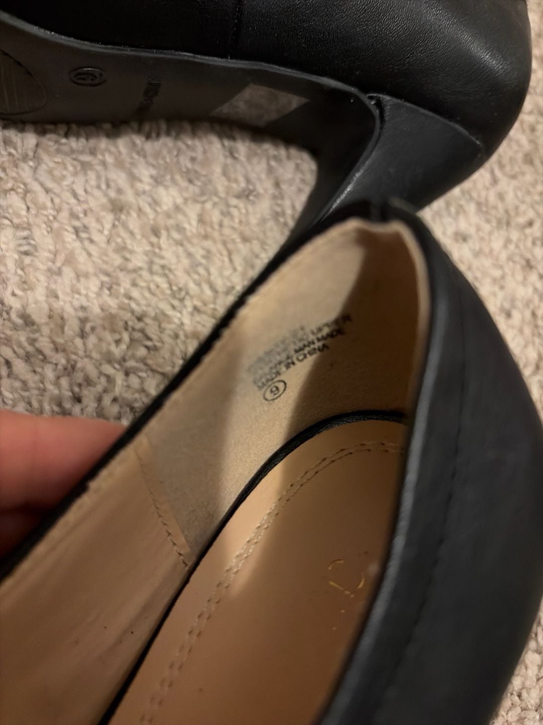 Chase + Chloe Kimmy-22 Black Mary Jane Mid-Heel Pumps 6