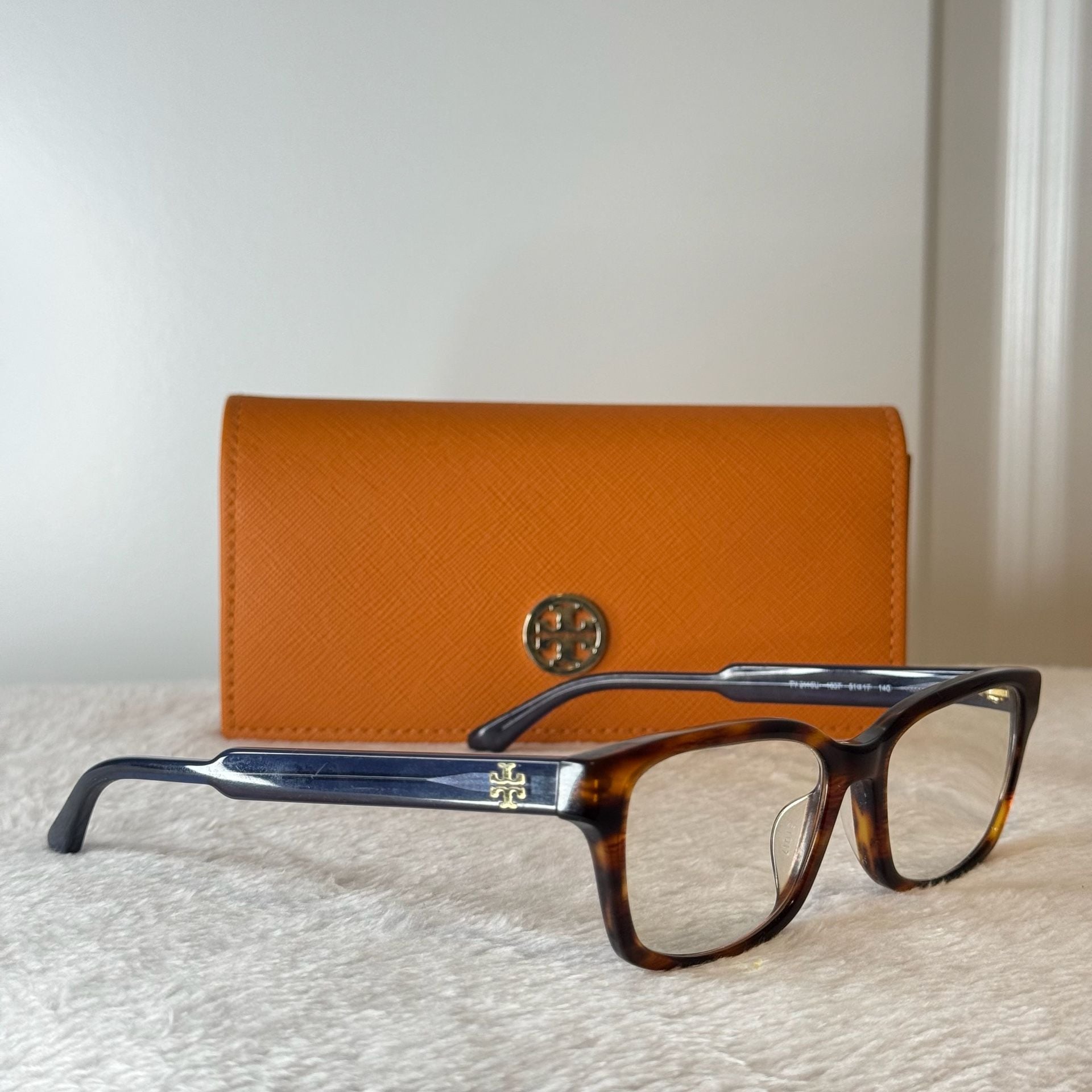 Tory Burch TY 2116U Tortoise and Blue Eyeglasses Frames with Case 4