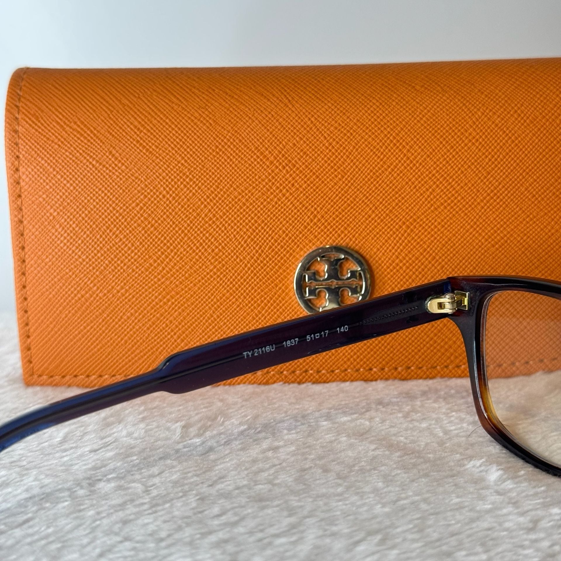 Tory Burch TY 2116U Tortoise and Blue Eyeglasses Frames with Case 7