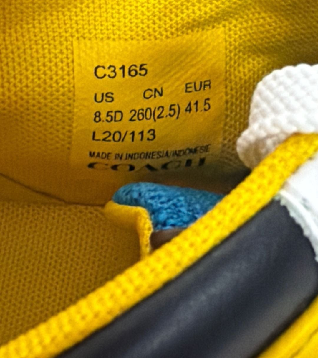 COACH CTYSL NYLON MD TP CARIBBEAN BLUE without box 9