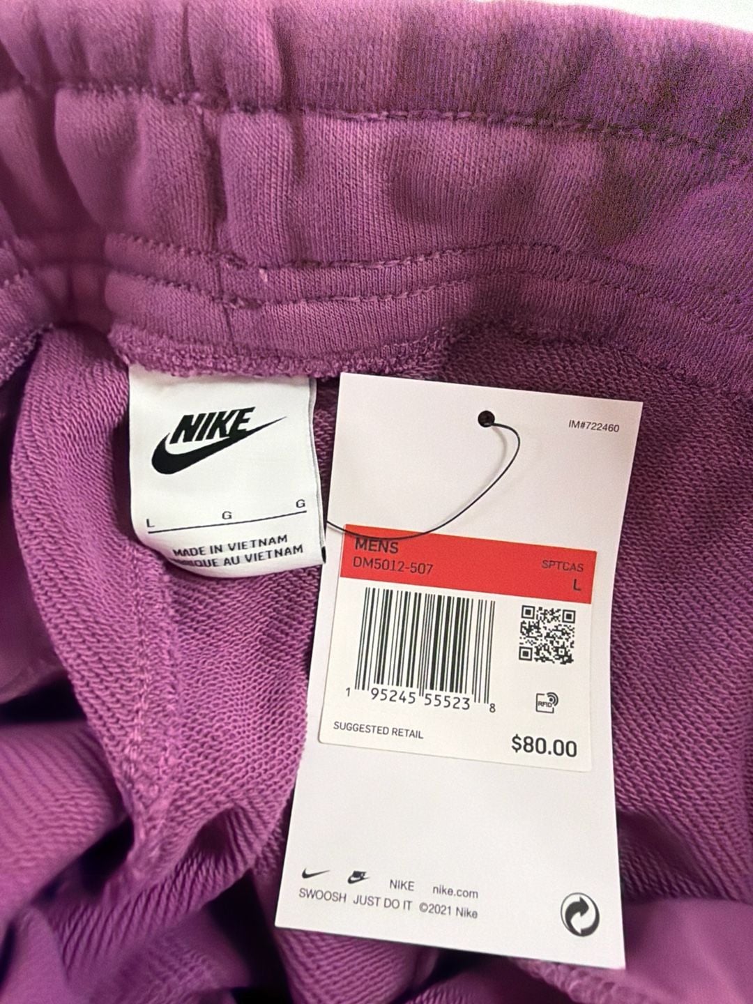 Nike Sportswear Have A Nike Day Men's Fleece Tapered Joggers - Sangria DM5012-507 9