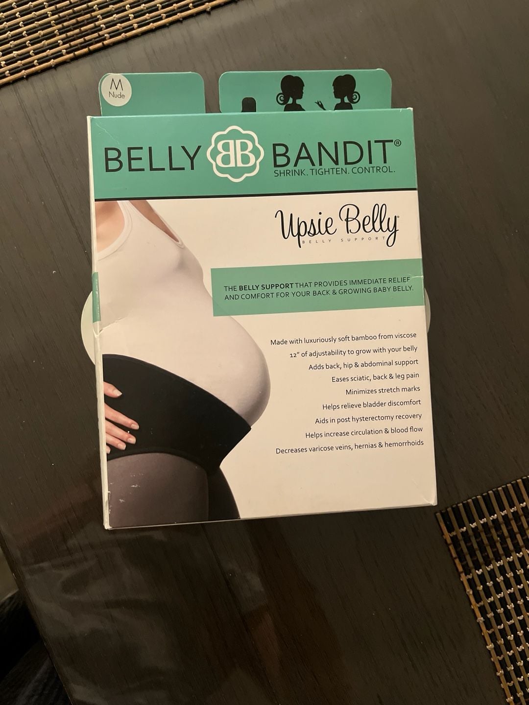 Belly Bandit Upsie Belly Support Band with Hot/Cold Pack - Nude Size Medium 1