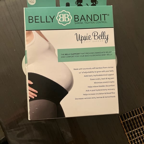 Belly Bandit Upsie Belly Support Band with Hot/Cold Pack - Nude Size Medium