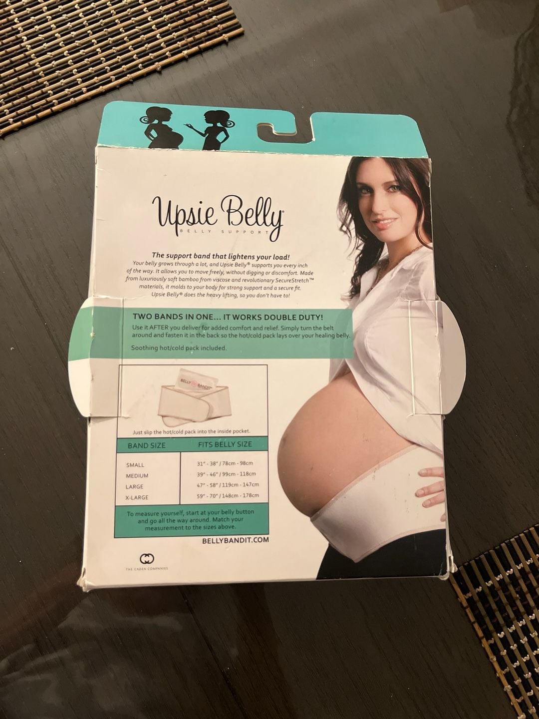 Belly Bandit Upsie Belly Support Band with Hot/Cold Pack - Nude Size Medium 2