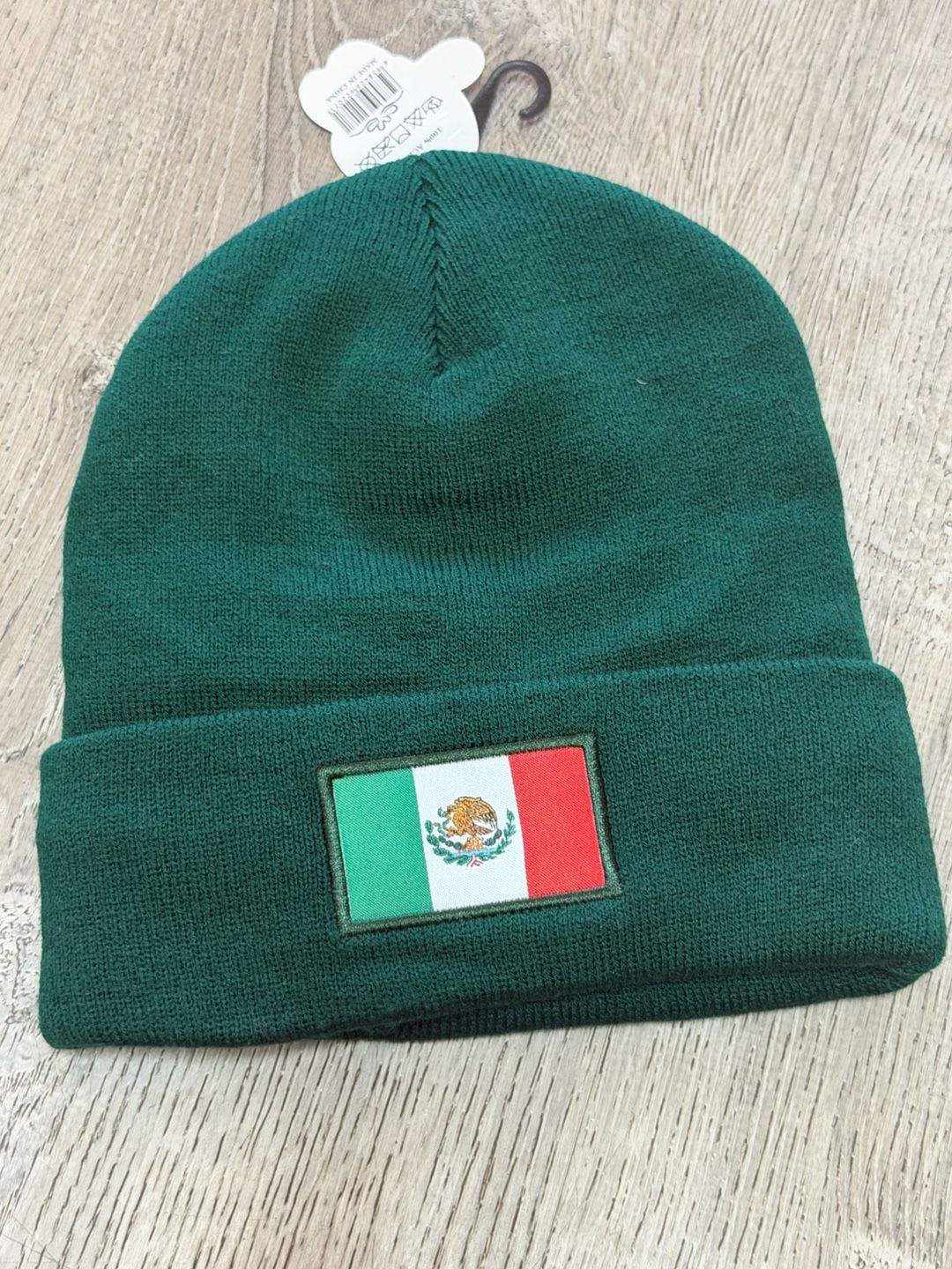 New League Mexico Eagle Green Cuffed Beanie 3