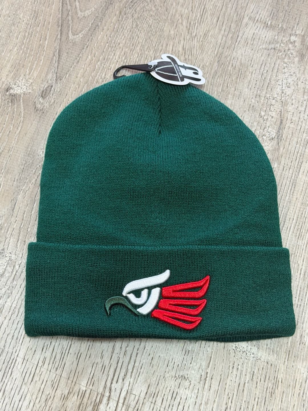 New League Mexico Eagle Green Cuffed Beanie 5