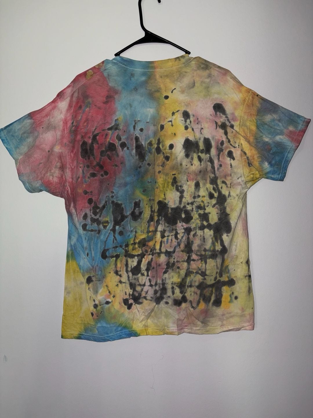 Hanes ComfortSoft Custom Tie Dye Abstract Graffit Art T-Shirt XL 3
