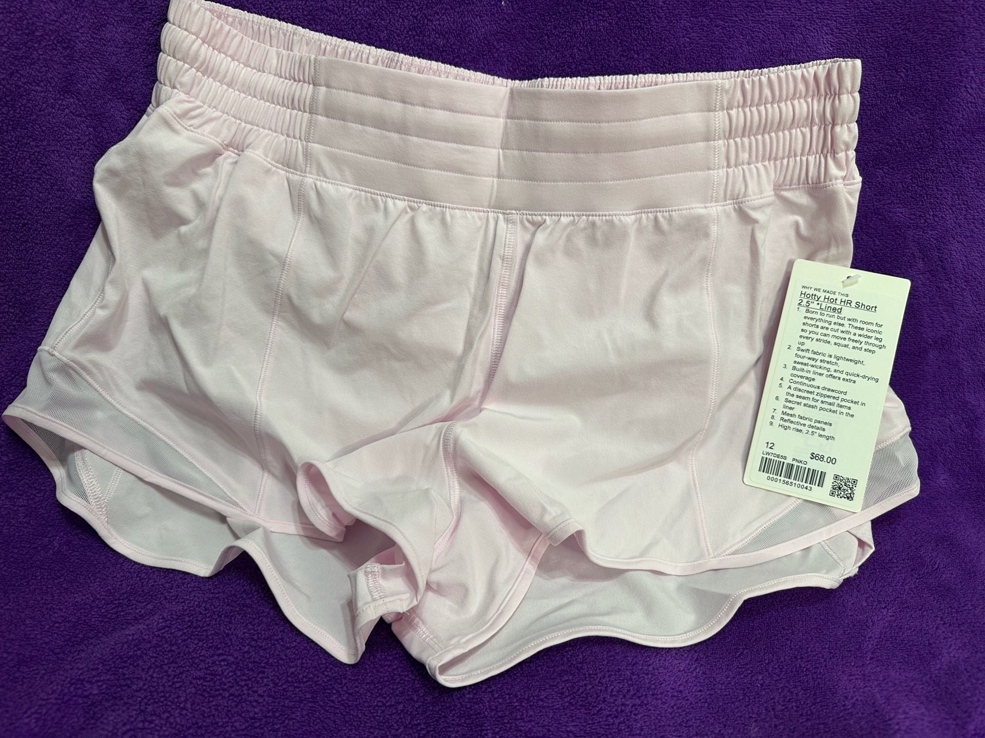 lululemon Hotty Hot High-Rise Short 2.5" Lined in Pink Peony 2
