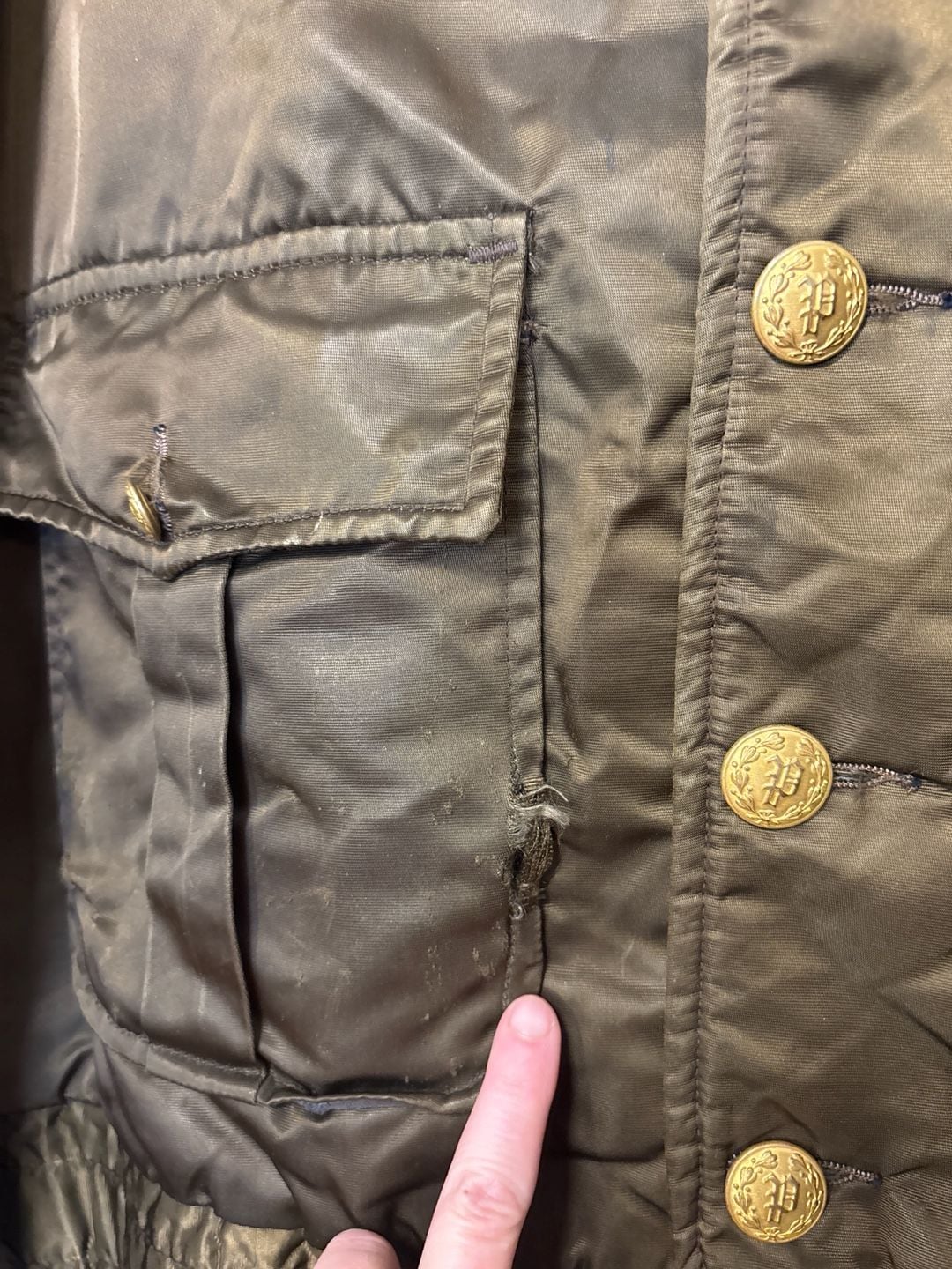 1970s Delta Uniform Company Tuffy Jac Fly Military Jacket Halloween 5