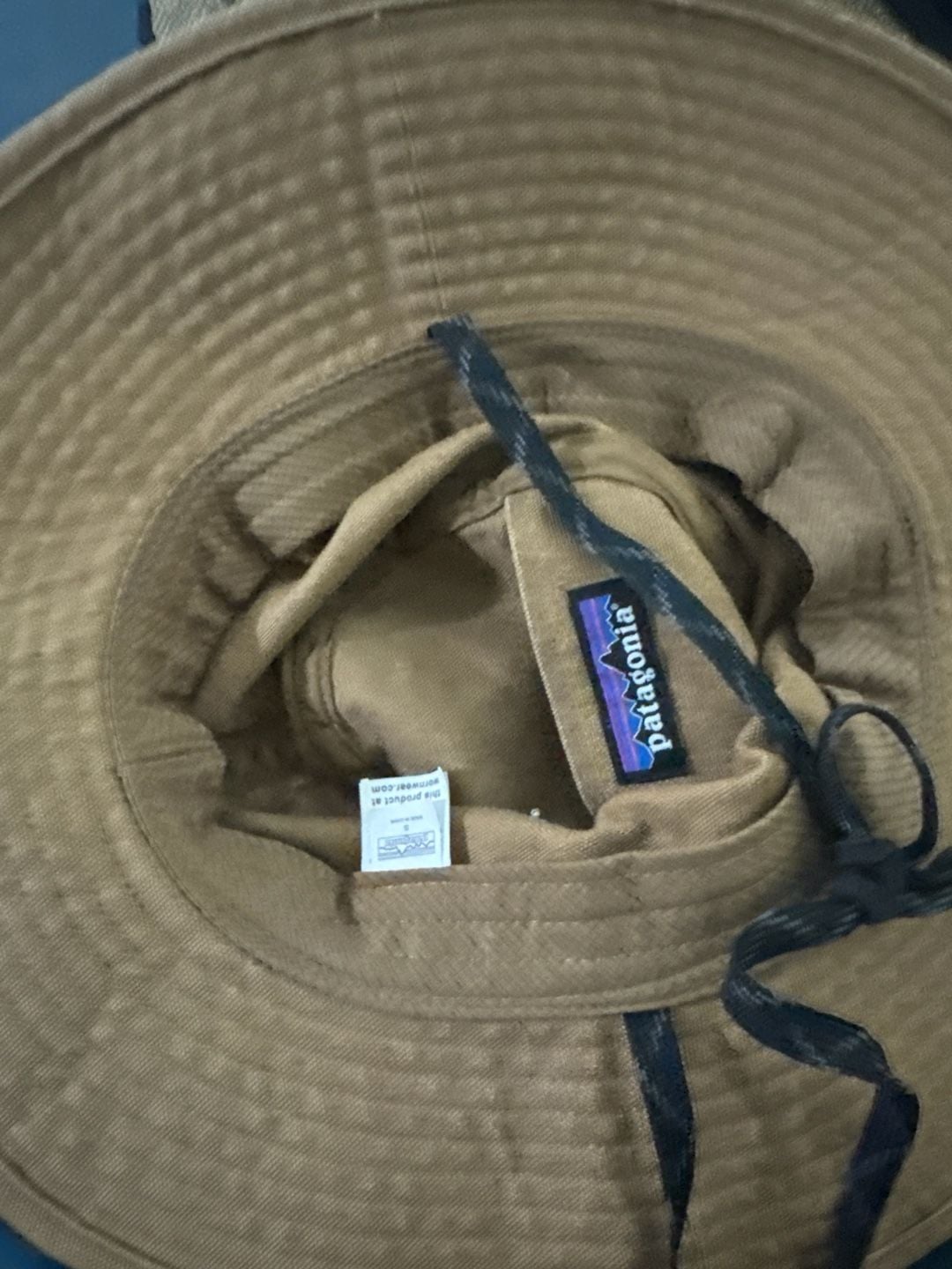 Patagonia Hemp Forge Hat in Coriander Brown 3