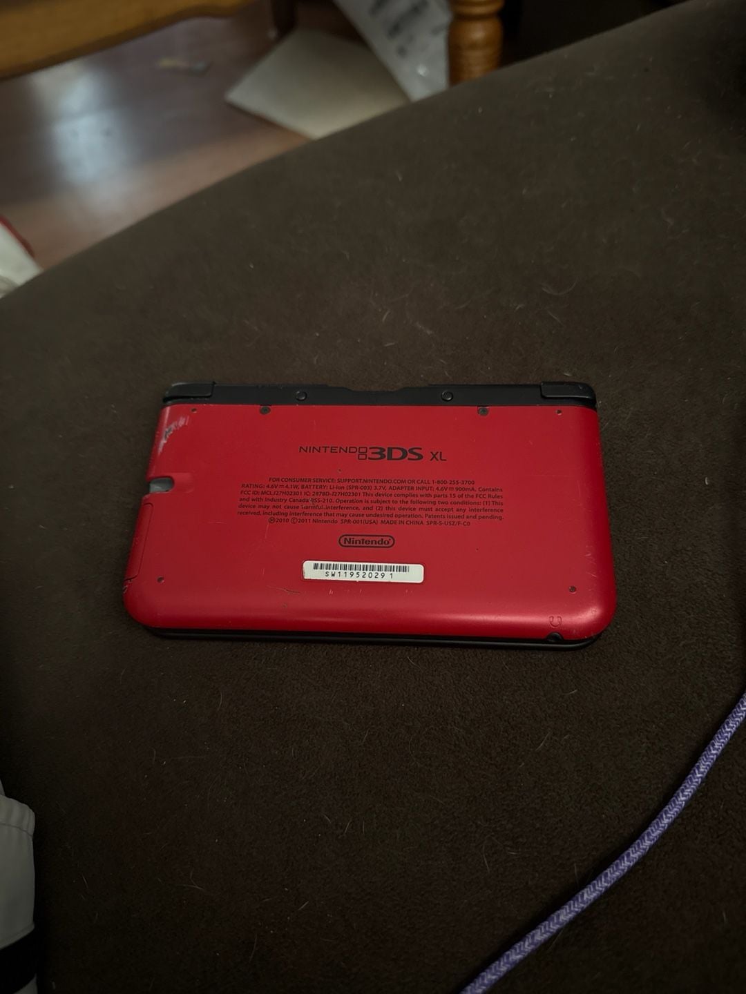 Nintendo 3DS XL Handheld Console - Red / Black 3