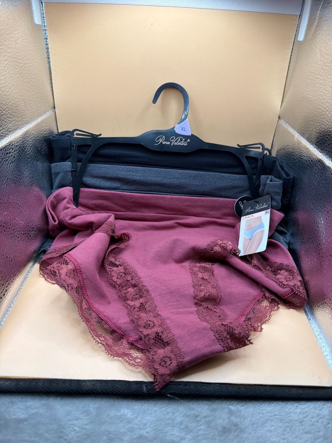 Prima Valentina Comfort Selection Lace Trim Panties 3 Pack XL 1